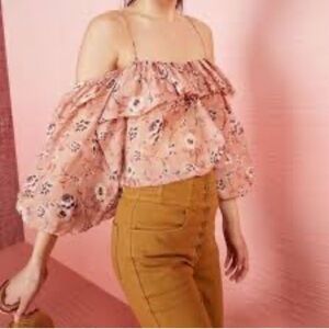 Ulla Johnson pink blouse xs